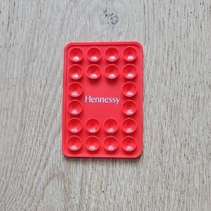 Hennessy Red Silicone Suction Sticker